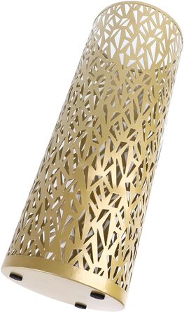 Підставка для парасоль під вхідні двері Topiky, кругла металева, золота (16x25x16 см)