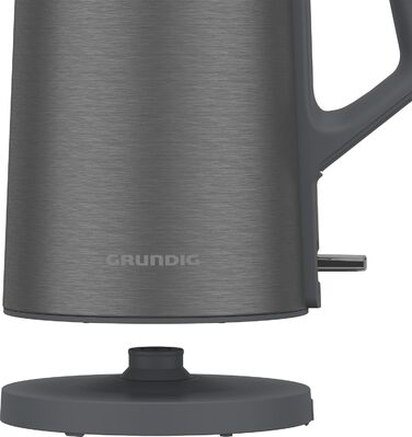 Електричний чайник Grundig WK 7340 Dark Inox: 1.5 л, 2150 Вт, автоматичне відключення, нержавіюча сталь