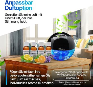 LURA Air Freshener Humidifier Diffuser Room Air Purifier with Cinnamon Leaf Oil.