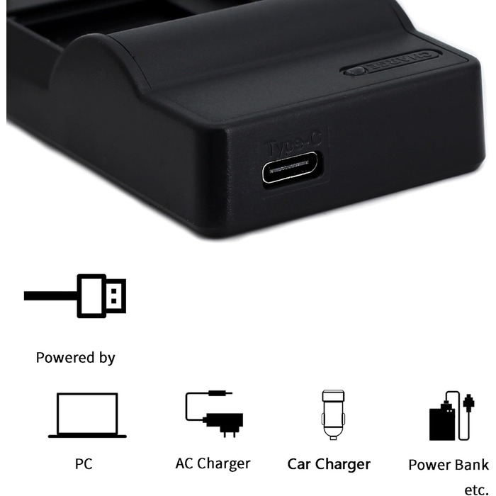 Зарядний пристрій EN-EL8 USB для камер Nikon Coolpix S52c, P1, P2, S1, S2, S3, S5, S50, S50c, S51, S51c, S52, S6, S7, S7c, S8, S9