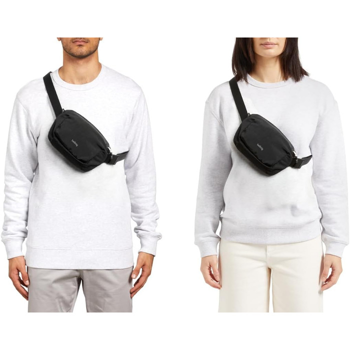 Bellroy Lite Belt Bag чорного кольору - універсальна сумка через плече, поясна сумка