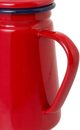 JMAHM Enamel Teakettle Coffee Pot 1L Water Kettle Can Be Used for Coffee, Tea, Milk, Oil, Induction Cooker Gas Stove Universal (Green)