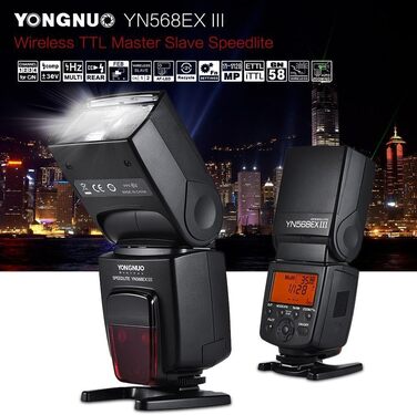 Спалах Yongnuo YN568EX III: Бездротовий Master/Slave TTL для Canon DSLR