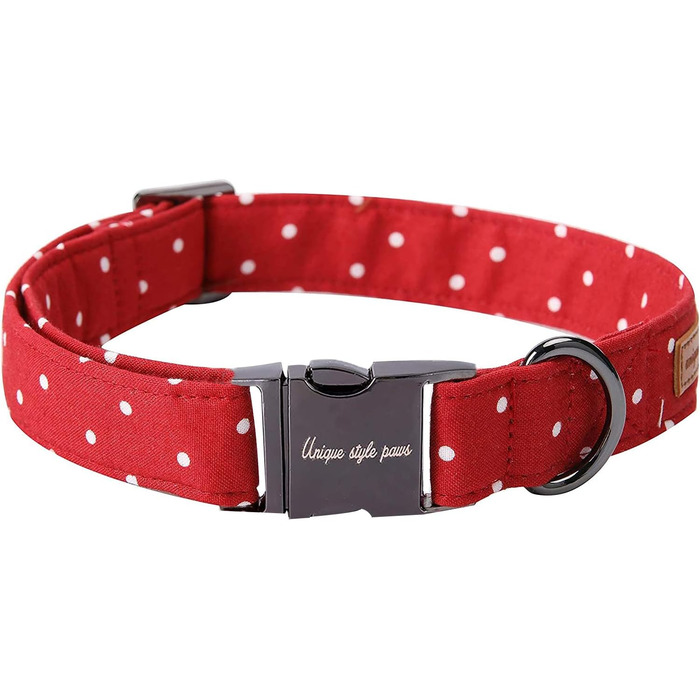 Ошатний нашийник для собак та котів з бантиком, міцний, регульований, для дівчаток та хлопчиків, L