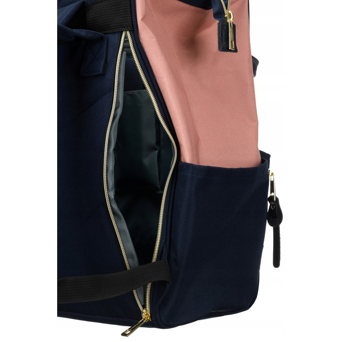 Міський рюкзак Peterson PTN ALFA NAVY+PINK, рожевий