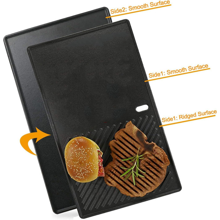 Чавунний Grillrost для Weber Spirit I & II 200 серії, Spirit E-210, E-220, S-210, S-220. Замінна частина, чавунний Grillrost, 44,5 см. Сумісний з Weber 7637