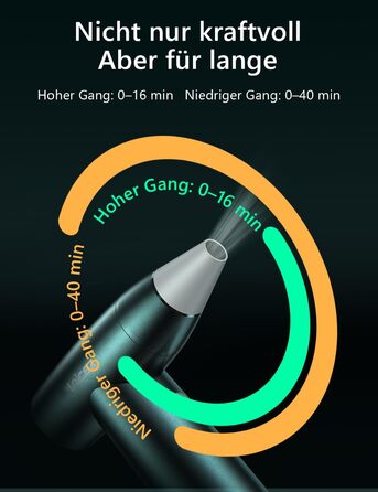 Електричний пилосос для пилу 150000 RPM - компресований повітряний пилозбірник з потужним безщітковим двигуном, елегантний металевий корпус
