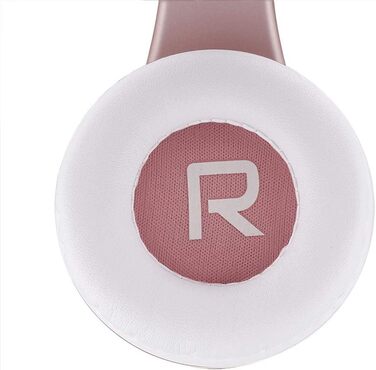 Бездротові навушники PowerLocus Over-Ear з Bluetooth, мікрофоном, складні конструкції, м'які амбушюри, Hi-Fi стерео звук, бас, для дітей/дорослих/TV/PC/Home Office, рожеве золото