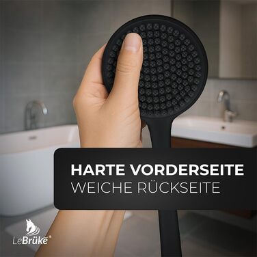 Силіконова щітка для спини Lebrüke® - Скребок для тіла з довгою ручкою для душу
