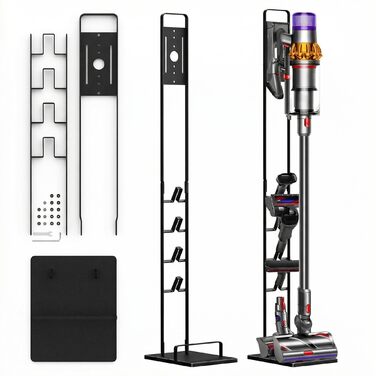 Підставка для пилососа Dyson V15, V12, Gen5, V11, V10, V8, V7 - сталева, 127 см, без свердління