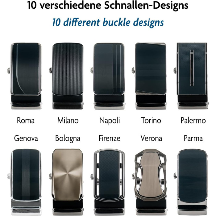 Чоловічий шкіряний ремінь Volmer ATG 01-bur-roma з автоматичною застібкою та регулюванням | Ширина 35 мм, довжина 125 см, колір бордовий