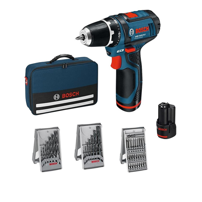 Акумуляторний шуруповерт Bosch 12 V 2,00 Ah з безщітковим двигуном