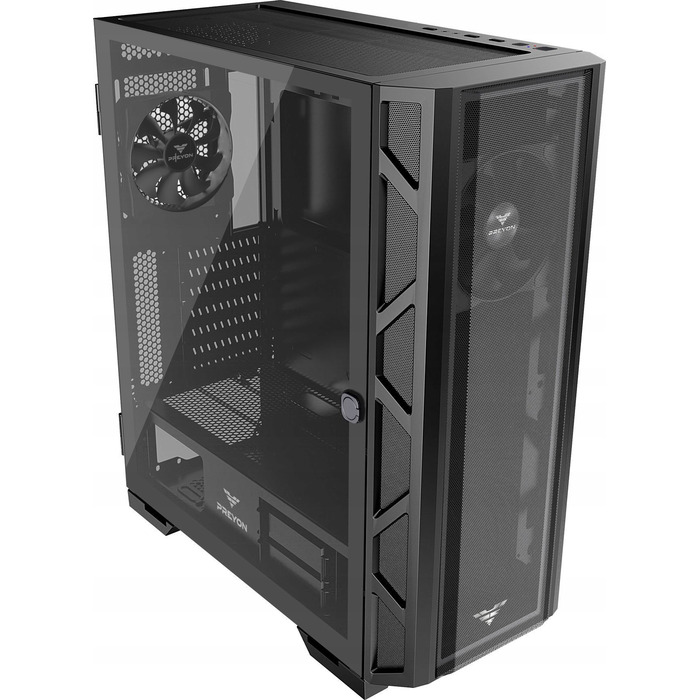 Корпус Preyon Nest Meshy Midi Tower, чорний