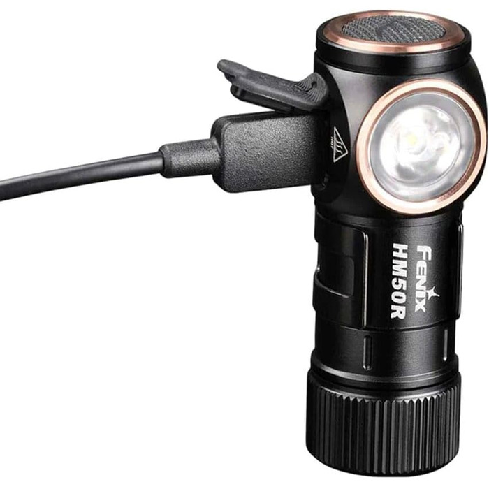 Ліхтар-налобний Fenix HM50R V2.0, міні, універсальний, чорний, для роботи та відпочинку на природі