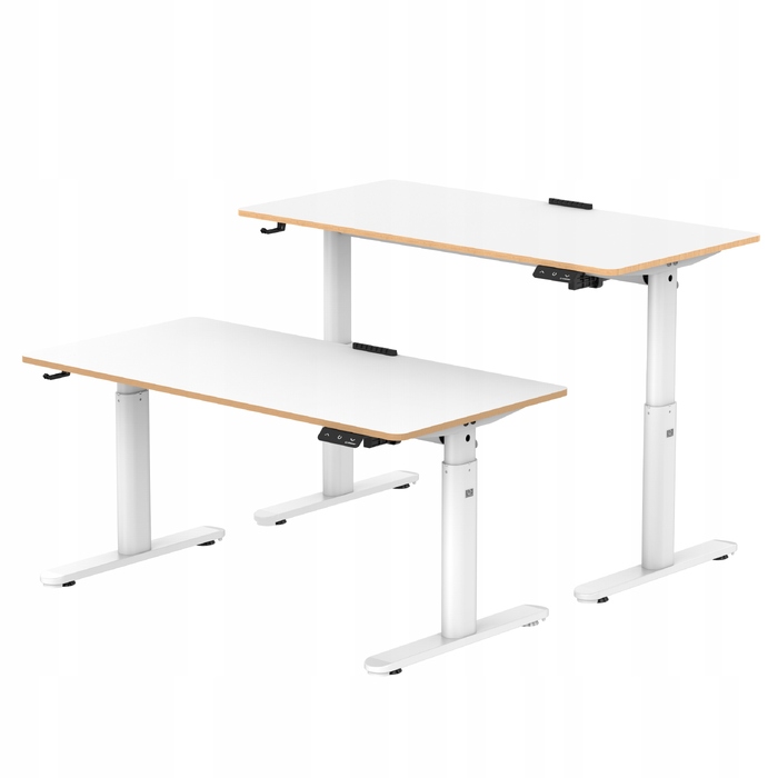 Дитячий стіл Ultradesk Pulsar з електричним регулюванням висоти, білий