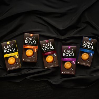 Кава в капсулах Café Royal Hazelnut (фундук), сумісні з Nespresso®, Extraforte, 100 шт.