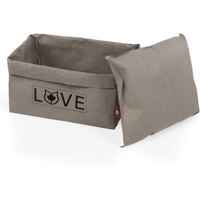 Котяче ліжко CanadianCat Kuschelbett - затишне ліжечко для котів, які люблять картон та папір, 45 x 35 x 35 см