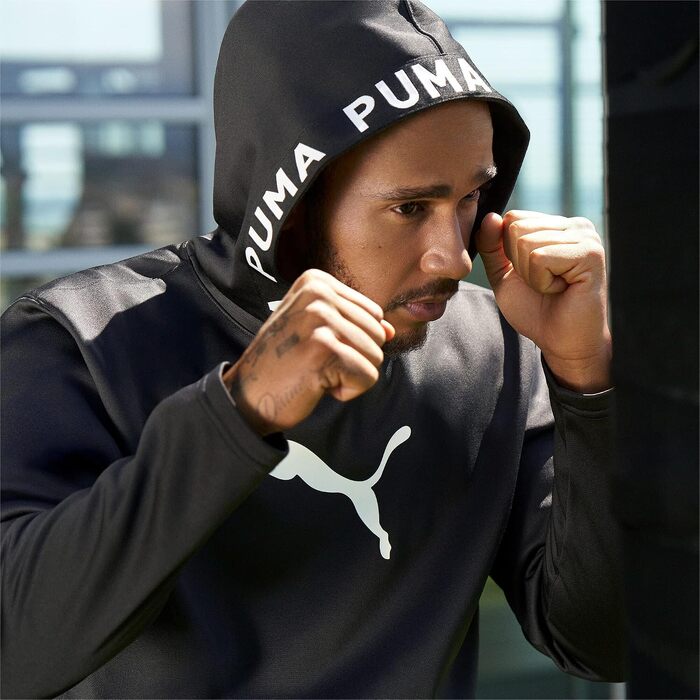 Чоловічий флісовий худі PUMA Train Pwrfleece з капюшоном, розмір XL, колір Puma Black