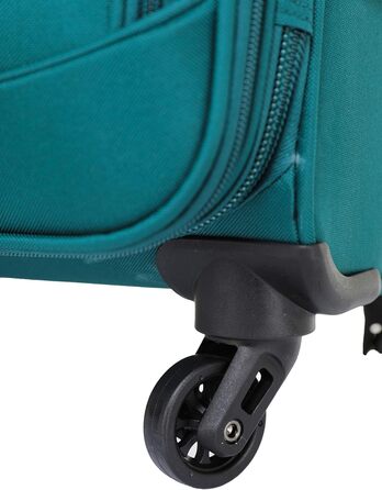 Чемодан BEIBYE з тканини, набір валіз-тележок, велика місткість, з замком, бірюзовий, L (64 см)