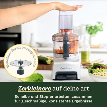 Cuisinart Pixie Chopper: кухонний подрібнювач 0.7 л з 2 швидкостями, SmartPower-лезо, BladeLock, компактний, миючий, BPA-free. Ідеально для соусів, пасти та спецій