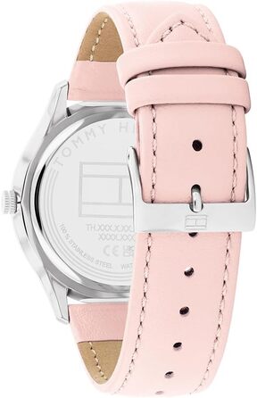 Годинник Tommy Hilfiger для жінок з рожевим шкіряним ремінцем, кварцовий механізм - 1782527