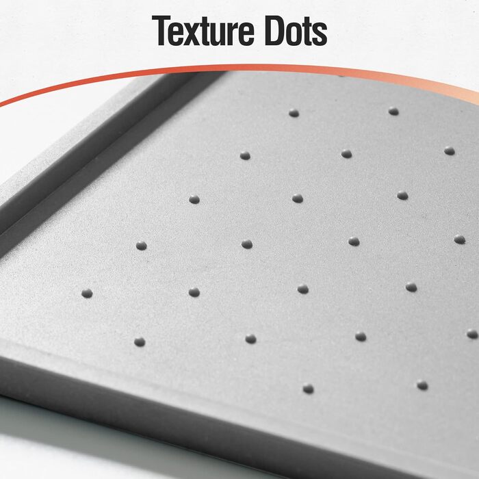 Килимок для годування собак та котів Conlun, нековзний, 100% водонепроникний, з піднятим бортиком, для запобігання розливу, придатний для миття в посудомийній машині (Taupe, 60 x 40 см)