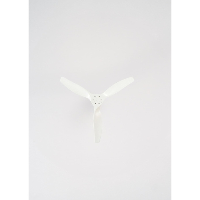 Стелянка-вентилятор Windcalm S з ABS корпусом, освітленням та пультом керування, 40W, тихий, Ø112cm, 6 швидкостей, 3 LED-температури, таймер, літньо-зимовий режим (білий, без освітлення + контролер)