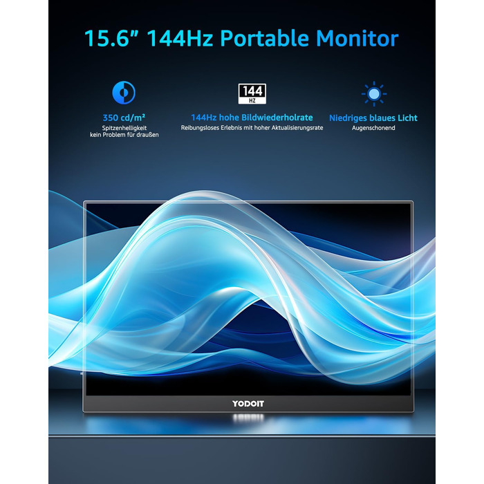 Портативний монітор Yodoit 15.6