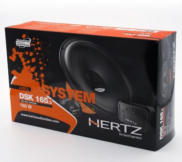 Акустична система Hertz DSK 165.3 2-смугова, 165 мм сабвуфер і 24 мм твітер, висока якість звуку, легкий монтаж