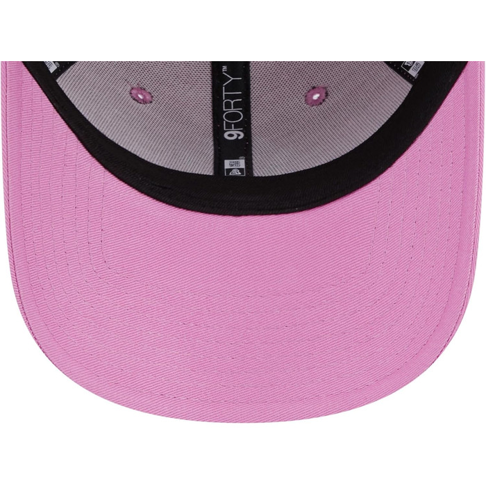 Кепка New Era New York Yankees MLB з металевим логотипом, чорна, 9Forty, регульована, для жінок