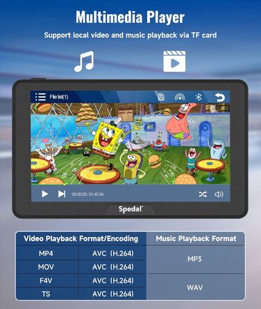 Безпровідний CarPlay і Android Auto Spedal CL786, 7
