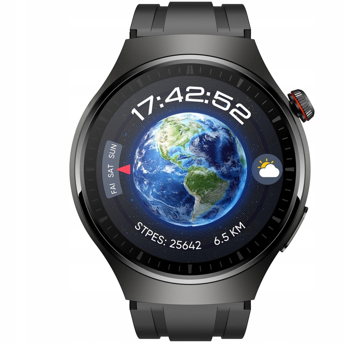Смарт-годинник Smart-Trend: Моніторинг глюкози, ЕКГ та температури, чорний