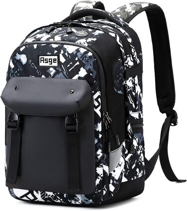 Шкільний рюкзак для хлопчика та дівчинки-підлітка, водонепроникний, 5-13 клас, 8-16 років, сірий