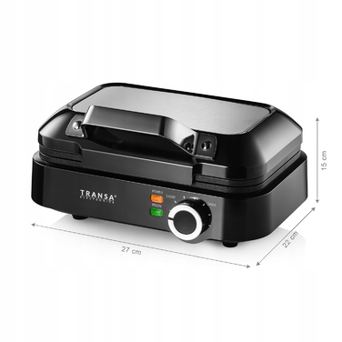 Вафельниця Transa Electronics TE-32 2200 Вт, чорна
