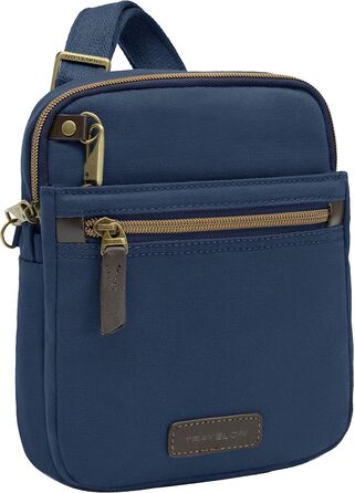 Сумка-тоут Travelon Anti-Theft Courier Navy - захист від крадіжки