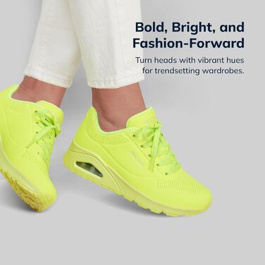 Жіночі кросівки Skechers UNO Night Shades, жовті, 39 EU