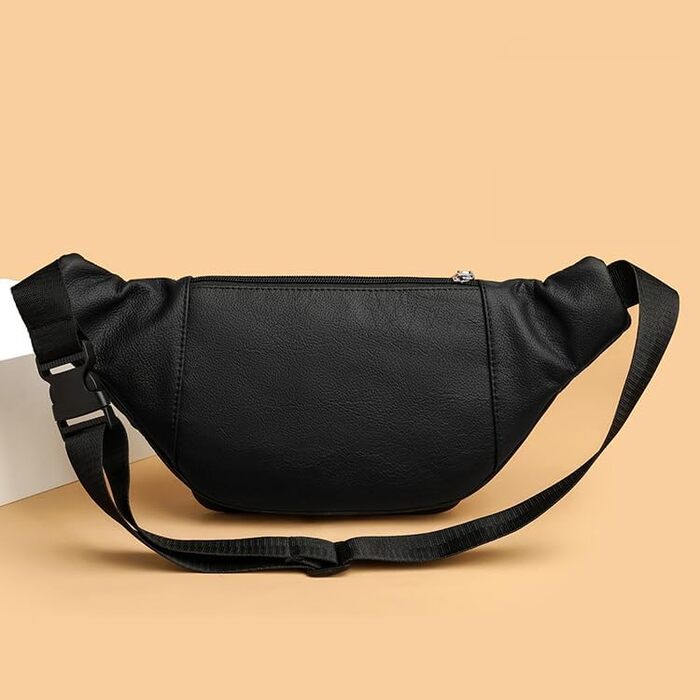 Сумка на пояс з натуральної шкіри для чоловіків та жінок. Шкіряна сумка через плече, бананка.