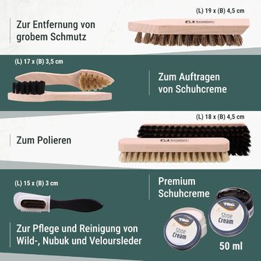 Cross-country ski shoe supplies. Ideal gift. Shoe polishing set, 9-piece. Shoe polishing box Verona I Shoe polishing set with box I Shoe cream set with box, shoe polishing sets box, shoe care set.