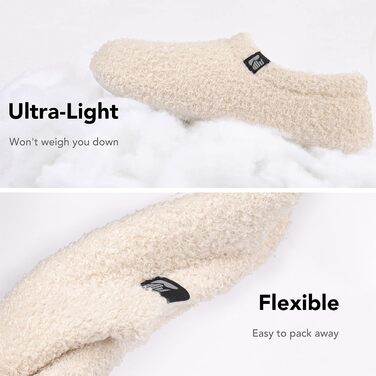 Жіночі халапи RockDove з теплим флісу, закритий каблук, для дому, 40/41 EU, білий