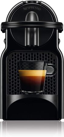 Кавомашина капсульна Nespresso De'Longhi EN 80.B Inissia, 0.7 л, чорна, високий тиск, енергозбереження, автоматичне вимкнення, для еспресо та лунго