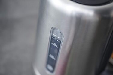 Електричний чайник GASTROBACK #42441 Design Express: нержавіюча сталь, регулювання температури 50-100°C, 3000 Вт, сріблястий, для однієї порції