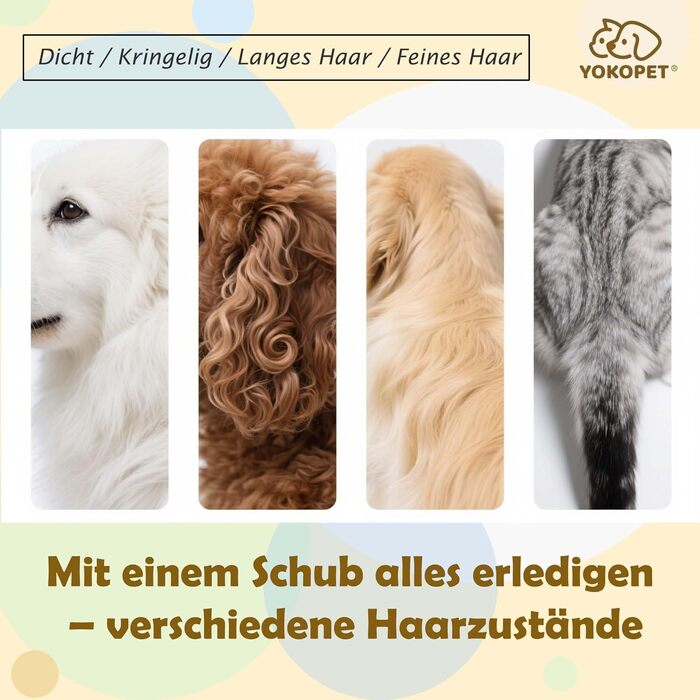 Видалення ковтунів для собак та котів з довгою шерстю | Щітка для підшерстка | Розплутування, видалення ковтунів та підшерстка | Розчіска для собак та котів | Зелений (Блакитний)