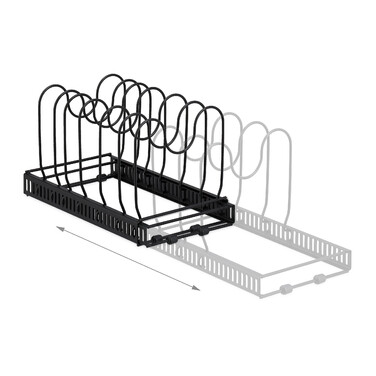 Relaxdays Metal Pan Holder