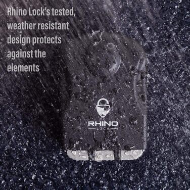 Сейф для ключів Rhino Lock Kombi настінний з кодовим замком та доступом за допомогою ключа - сірий (Pro)