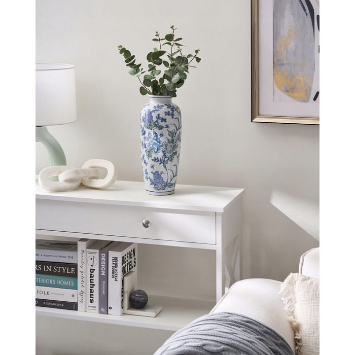 Ваза Beliani з порцеляни, 13 x 35 см