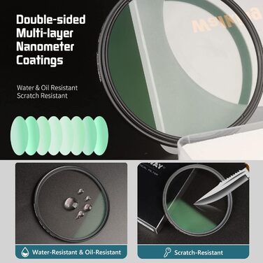 Фільтр Black Mist 1/4 39мм - м'який ефект розмиття, багатошарове покриття, оптичне скло