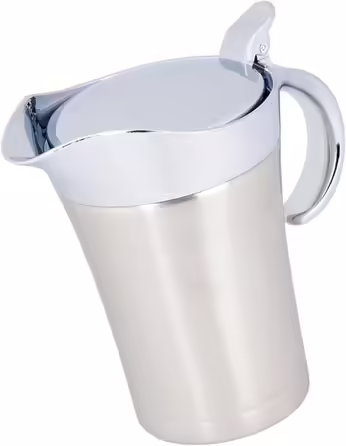 Stainless Steel Thermal Saucepan, Double-Walled Thermal Sauce Pot, Sauce Server with Flip-Top Lid for Dinner Parties (750 ml)