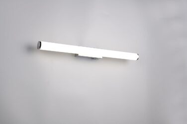 Trio Leuchten LED Bathroom Wall Light Mattimo 283274106, Metal Chrome, White Plastic, 4.3 Watt LED (Width 60cm)
