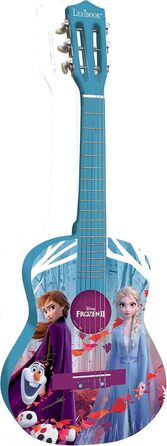 Гітара Lexibook Akustikgitarre K2200 Disney Frozen - дерев'яна, 36'', з навчальною інструкцією та чохлом