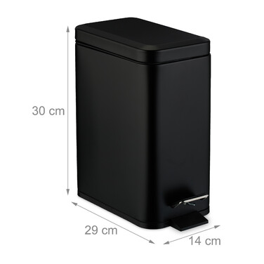 Relaxdays 5 l Waste Bin Softclose